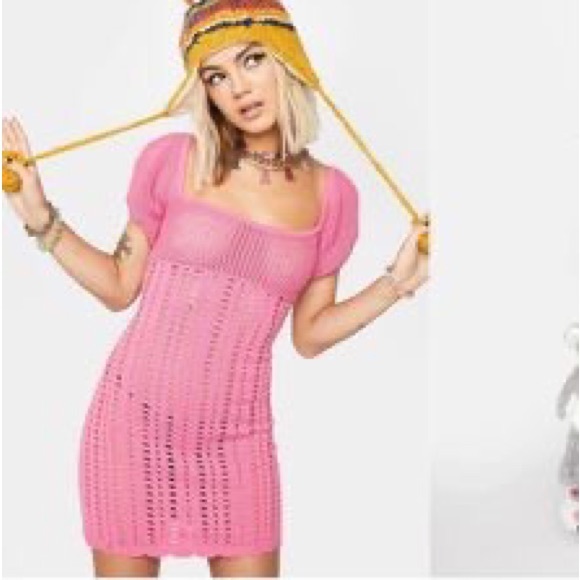 Dollskill Overlay Sweater Dress - Picture 2 of 3